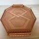 Vintage pink glass platter in Rosaline style A