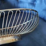 Silver-plated metal basket