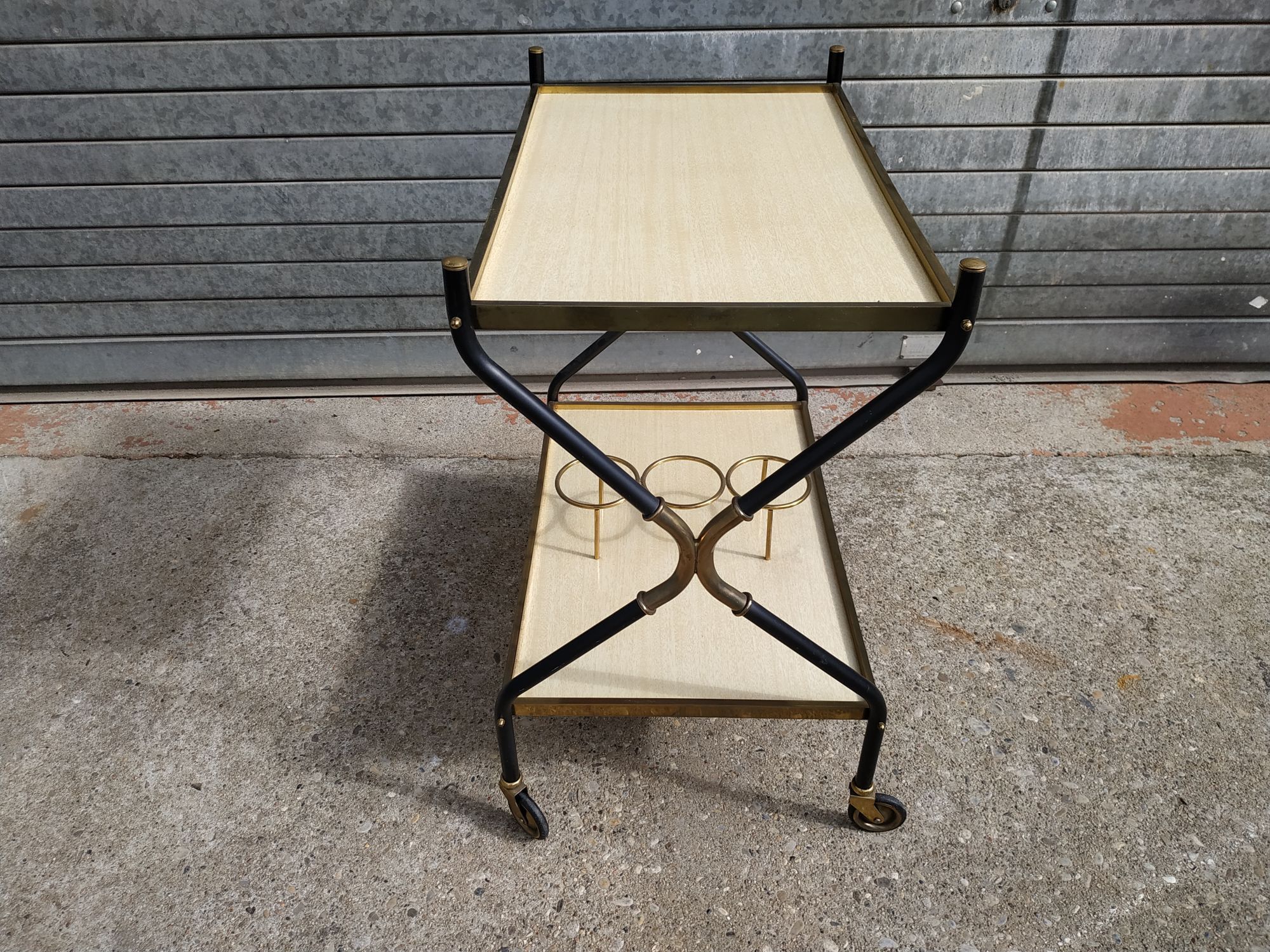 Vintage serving table