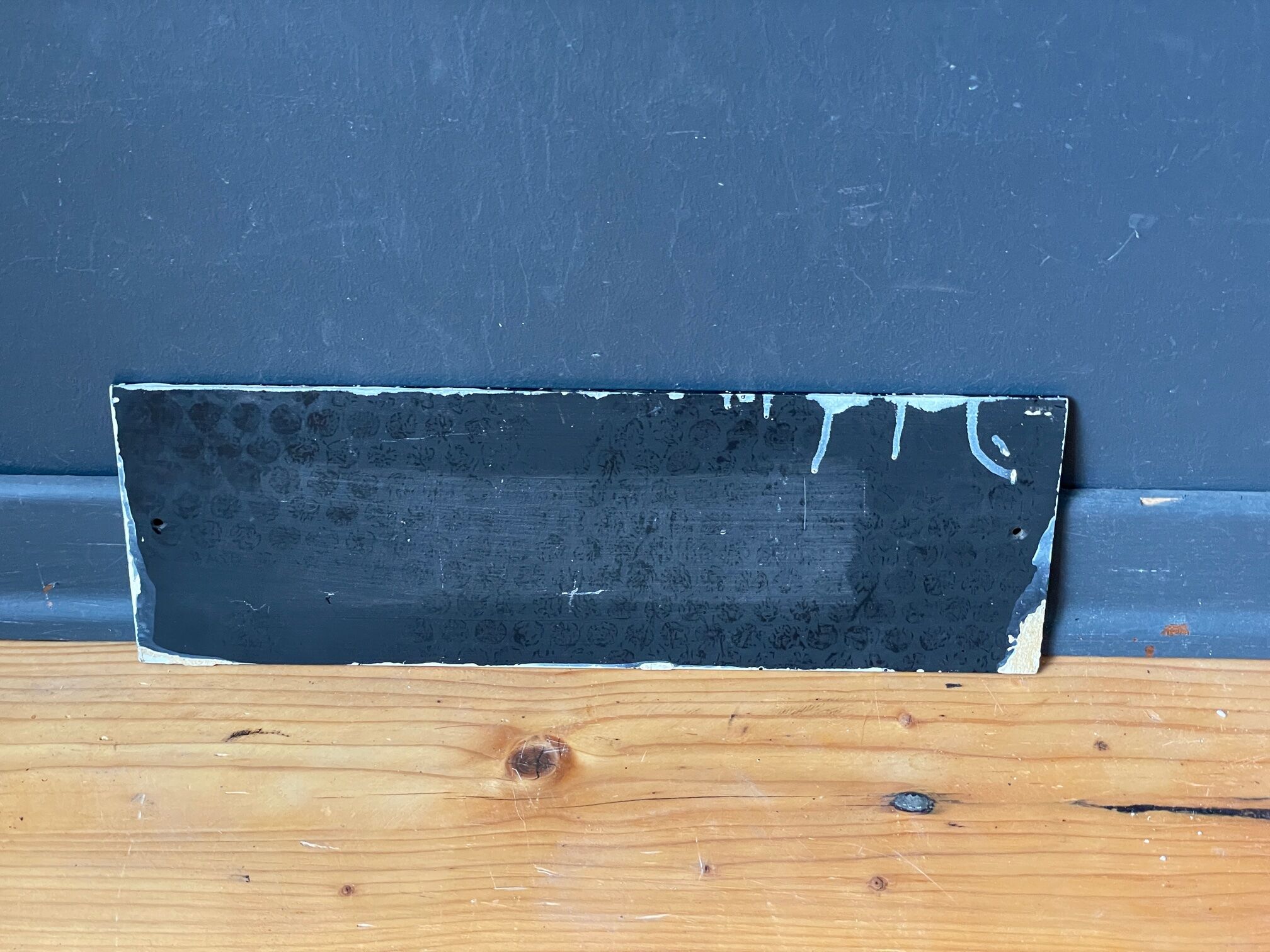 Vintage cash register glass sign form1970's original