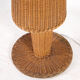 Large wicker floor lamp