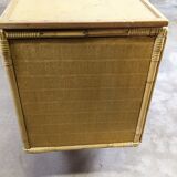 Enfilade en rotin design vintage