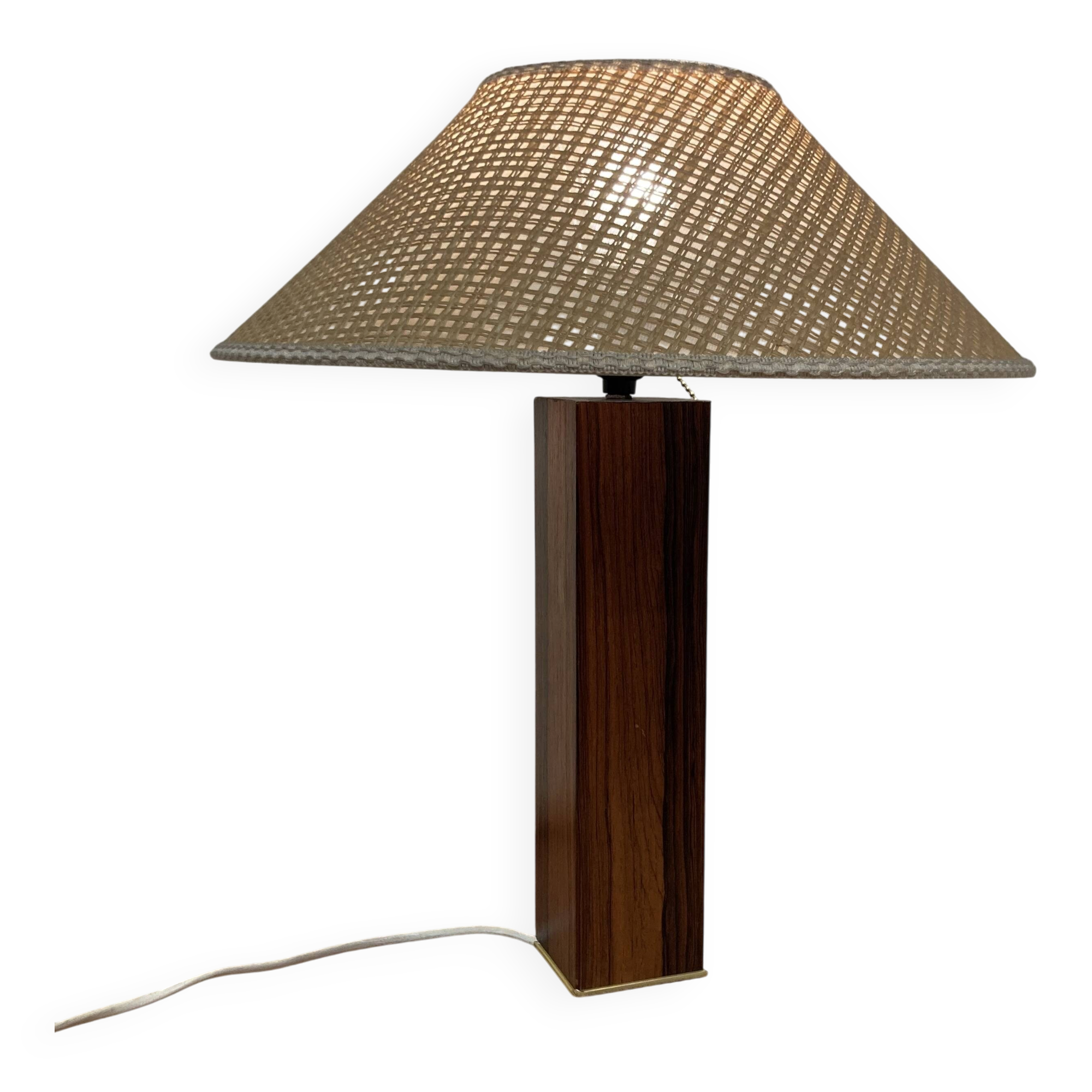 Rosewood lamp scandinavian design 1960