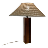 Lampe palissandre design scandinave 1960