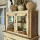 Glass display cabinet