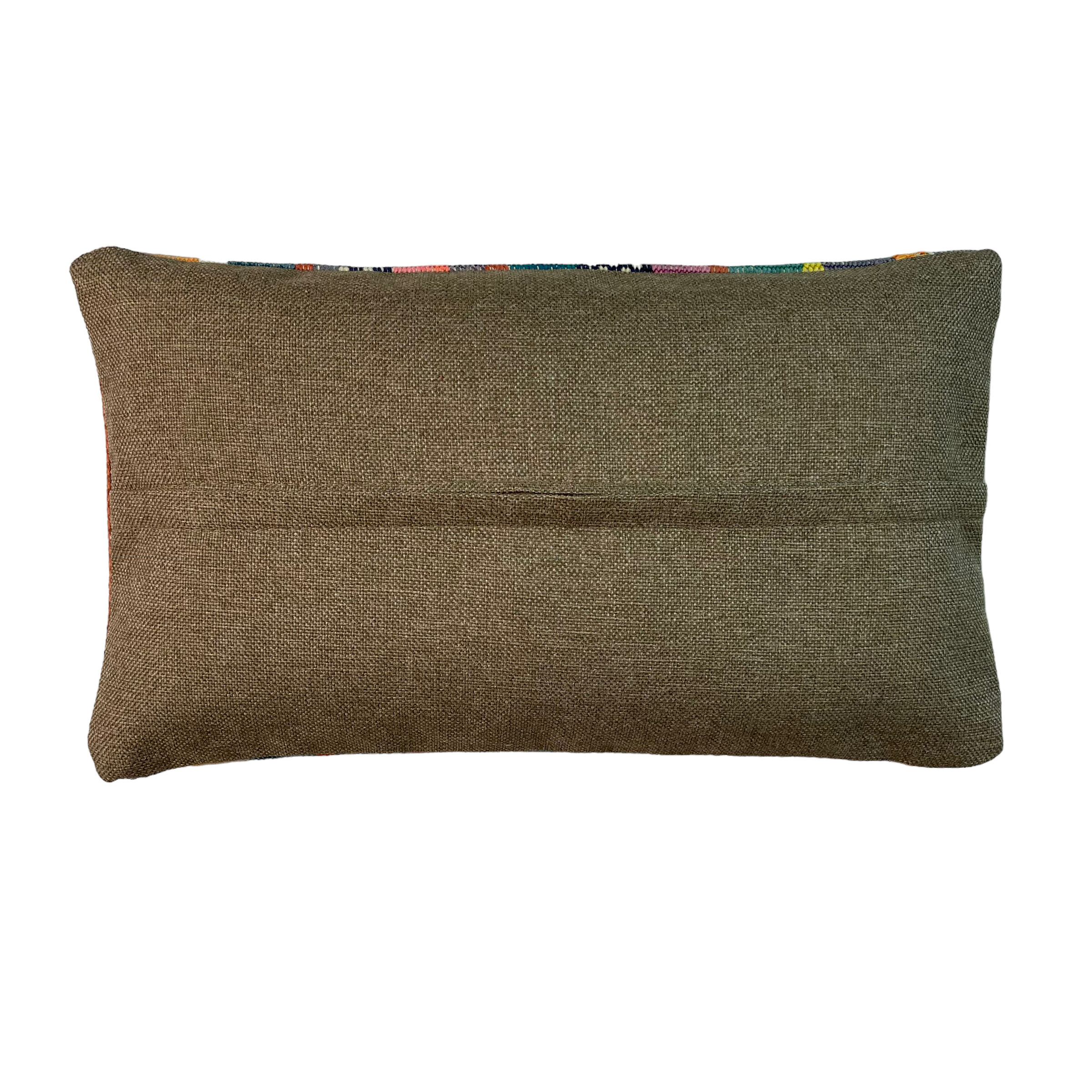 Vintage turkish kilim cushion cover 30x50cm