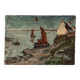 Table from the 1900s "Breton Shore" signed J. Mestas