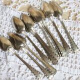 Art Deco silver-plated cutlery, silver-plated cutlery set.