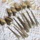 Art Deco silver-plated cutlery, silver-plated cutlery set.
