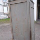 Old workshop cabinet gray patina