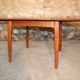 Scandinavian vintage teak dining table with 2 extension cords hidden by Svend Aage Madsen for Knudsen - Son, Denmark