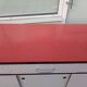 Buffet formica rouge blanc gris - année 1960