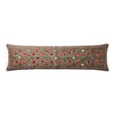 Vintage embroidered cushion cover 46x188 cm