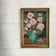 Painting bouquet of peonies