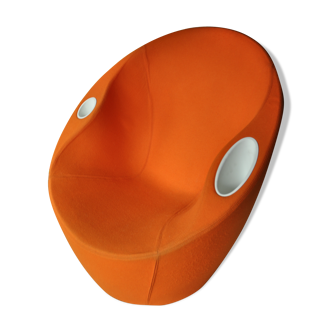 Fauteuil Ouch orange design Karim Rashid pour Casamania