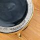 Ceramic jug Marius Giuge — black and gold decoration — Vallauris — 1950s