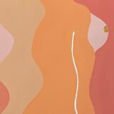 Mysterious, Extra fine acrylic on canvas grain paper 290g