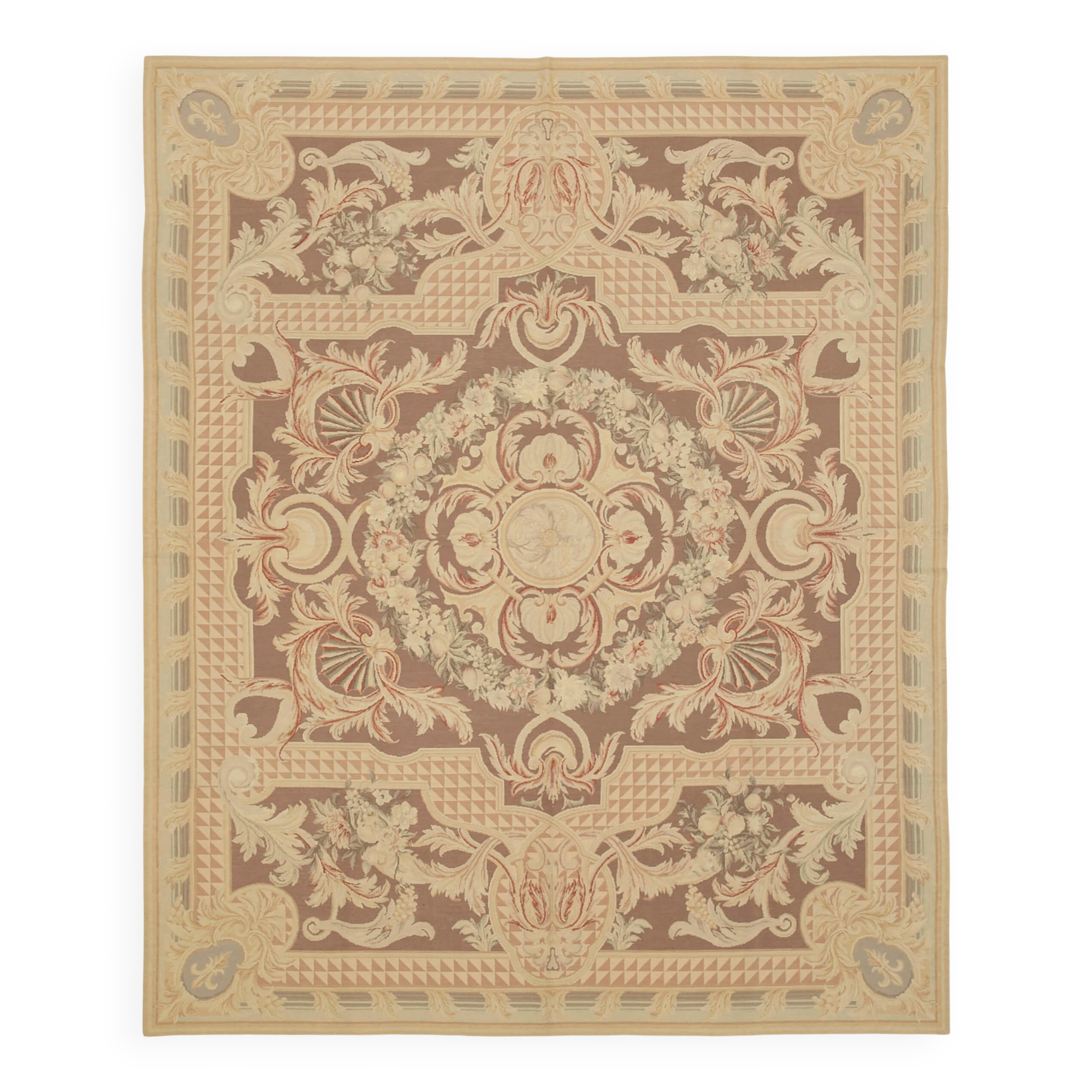 Handmade Vintage Flatweave Needlepoint Kilim 238 cm x 290 cm