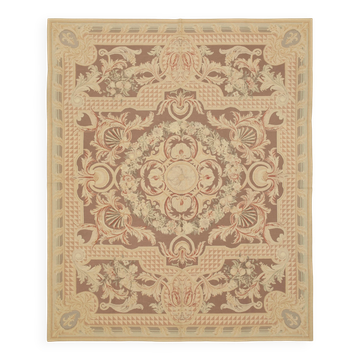 Tapis Kilim en point de croix vintage fait main