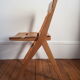 Chaise enfant vintage en bois