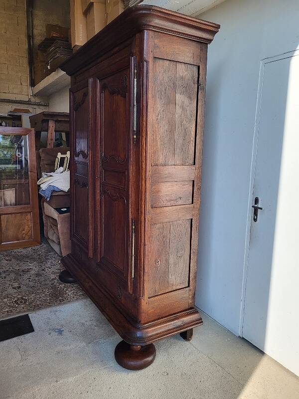 Armoire louis xiv en chene du xviii ème siecle