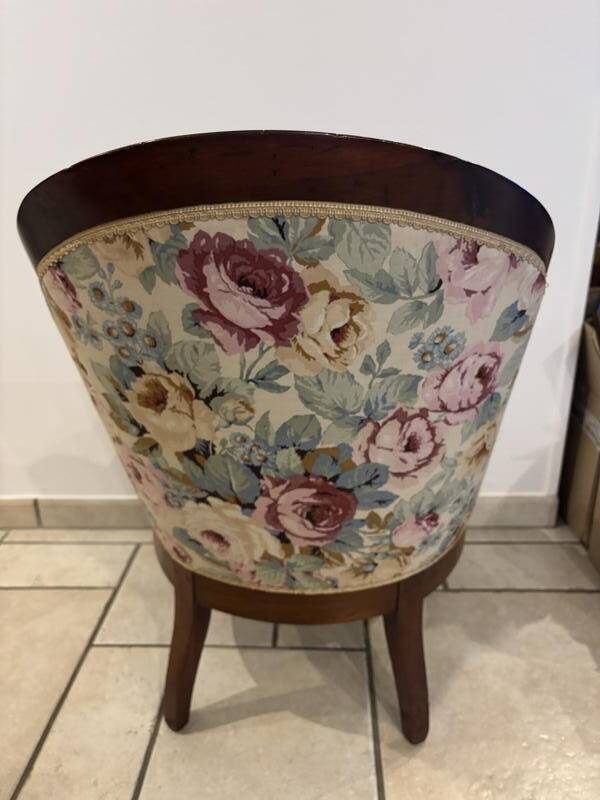 Fauteuil - Crapaud - Chauffeuse gondole Napoléon III