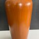 Vase vintage en céramique décor bois