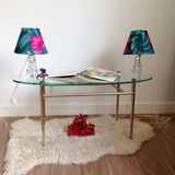 Pair of Crystal x jungle lamp