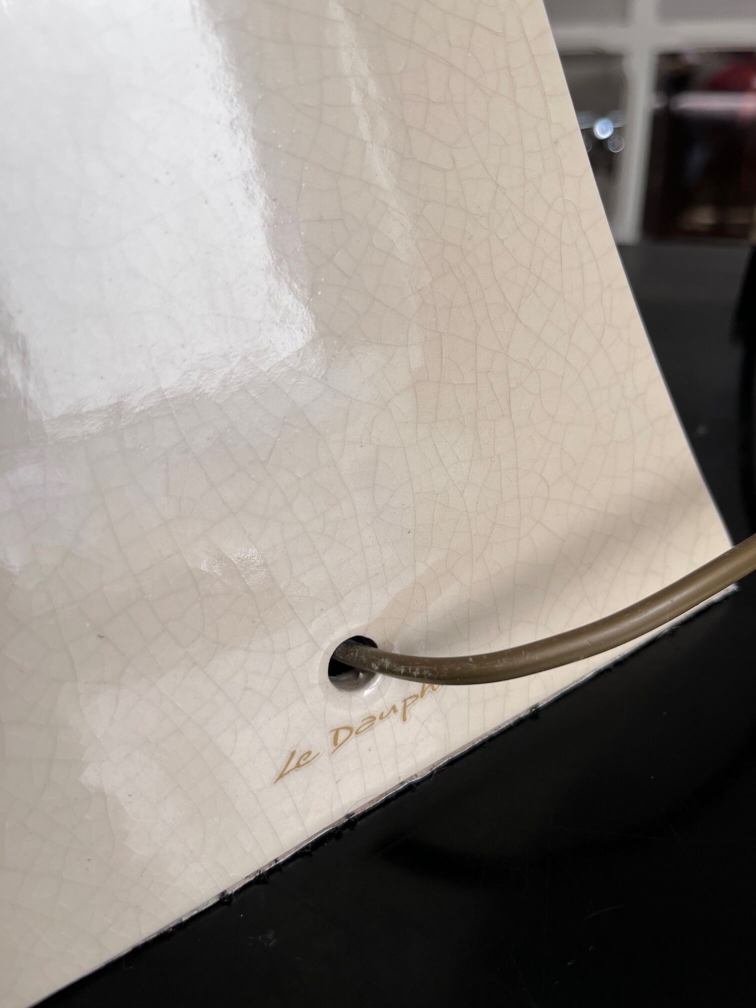 Lampe en céramique le dauphin