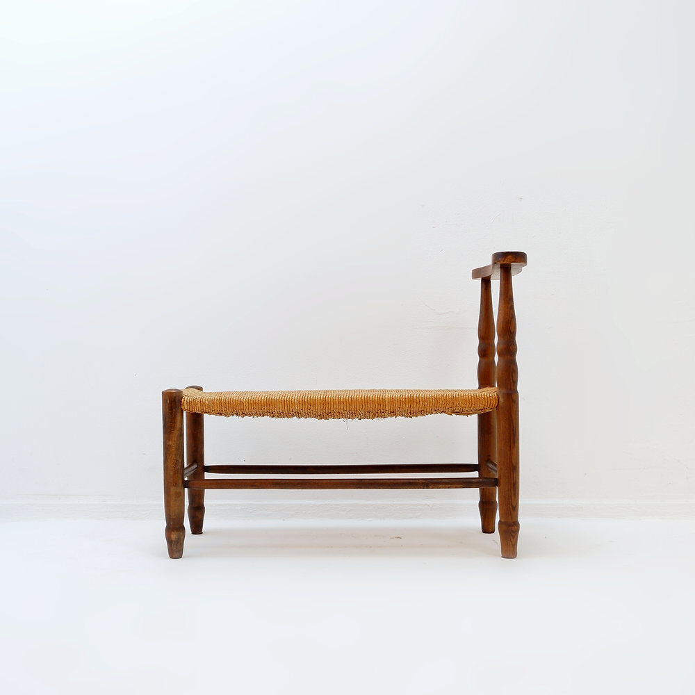 Banc de cheminée "Banc de Cantou" - France 20e siècle