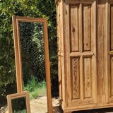 Large renovated antique mirror