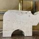 Pair of Italian travertine lamps by Fratelli Mannelli