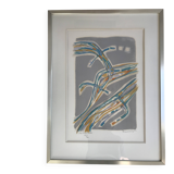 MANESSIER The Water and Purity, 1959. Original lithograph signed in pencil.