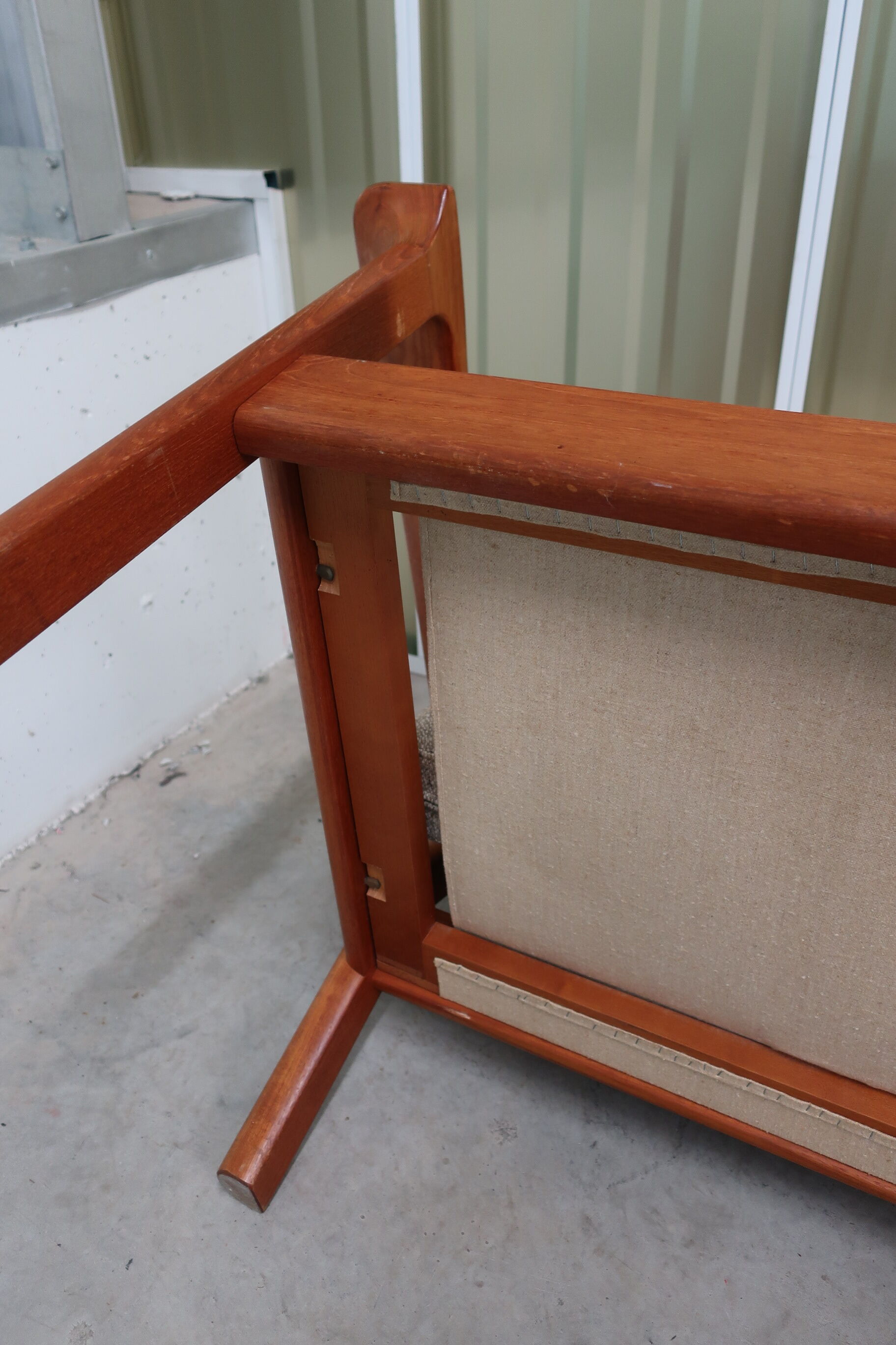 Scandinavian teak sofa from the 60s