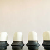 Set of 4 lamps artemide, italy 1970s