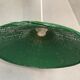 Suspension rotin tresse vert
