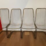 Gilded metal chairs