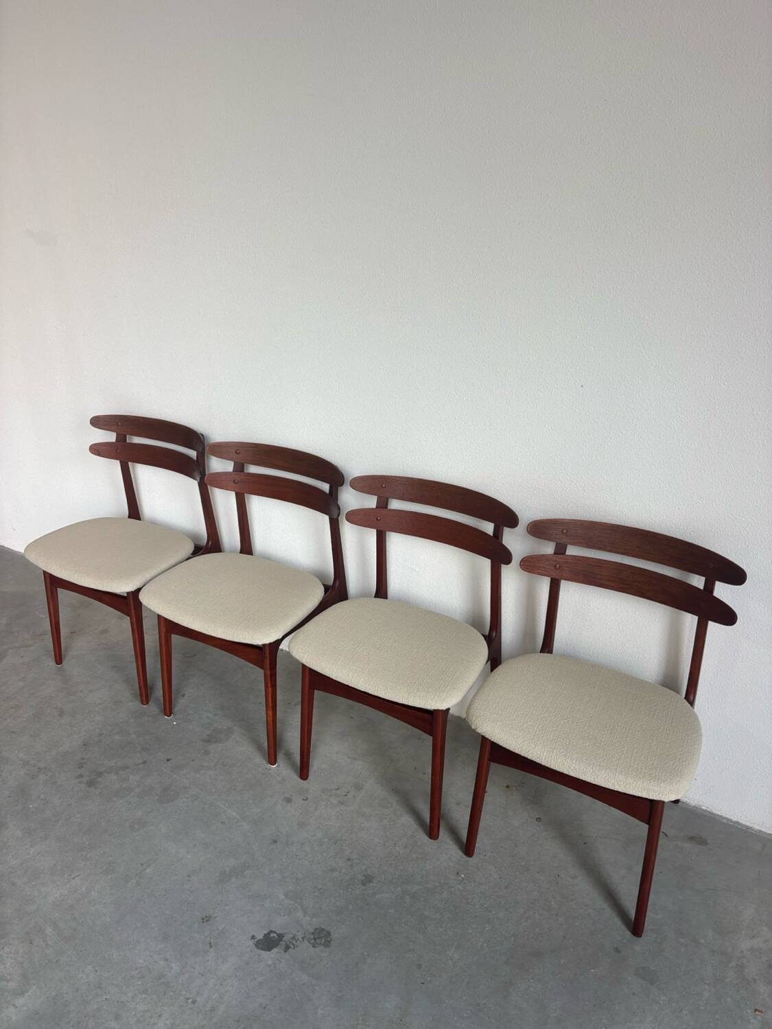 Vintage Danish dining chairs teak