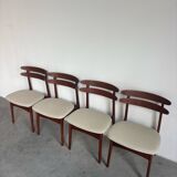 Vintage Danish dining chairs teak