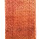 Naraja/ Mrirt Berber rug in orange natural wool
