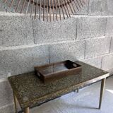 Plateau miroir en laiton