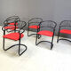 Post modern dining chairs, 1980s