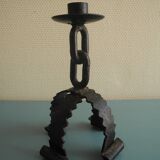 brutalist chandelier vintage decor brutalist candlestick