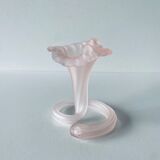 Pink Murano corolla vase