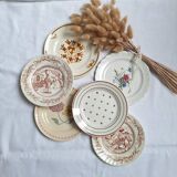 Vintage dessert plates