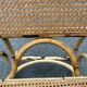 Rattan and cane rocking chair