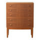 Elegant chest of drawers from the 1960s by Kai Kristiansen for FM Møbler