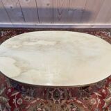 Louis XVI style oval coffee table