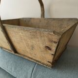 Vieux panier en bois