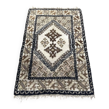 Moroccan handmade wool rug